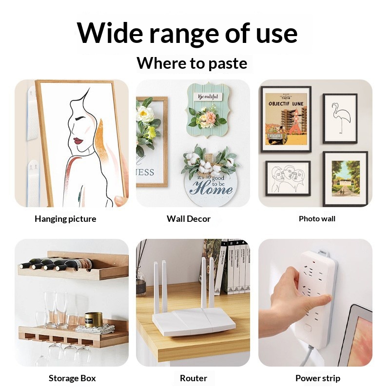 Picture Hanging Strip - Ganchos Adhesivos para Colgar Cuadros sin