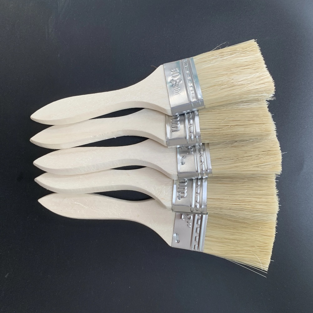 Wood Stain Brush - Juego de brochas de madera con