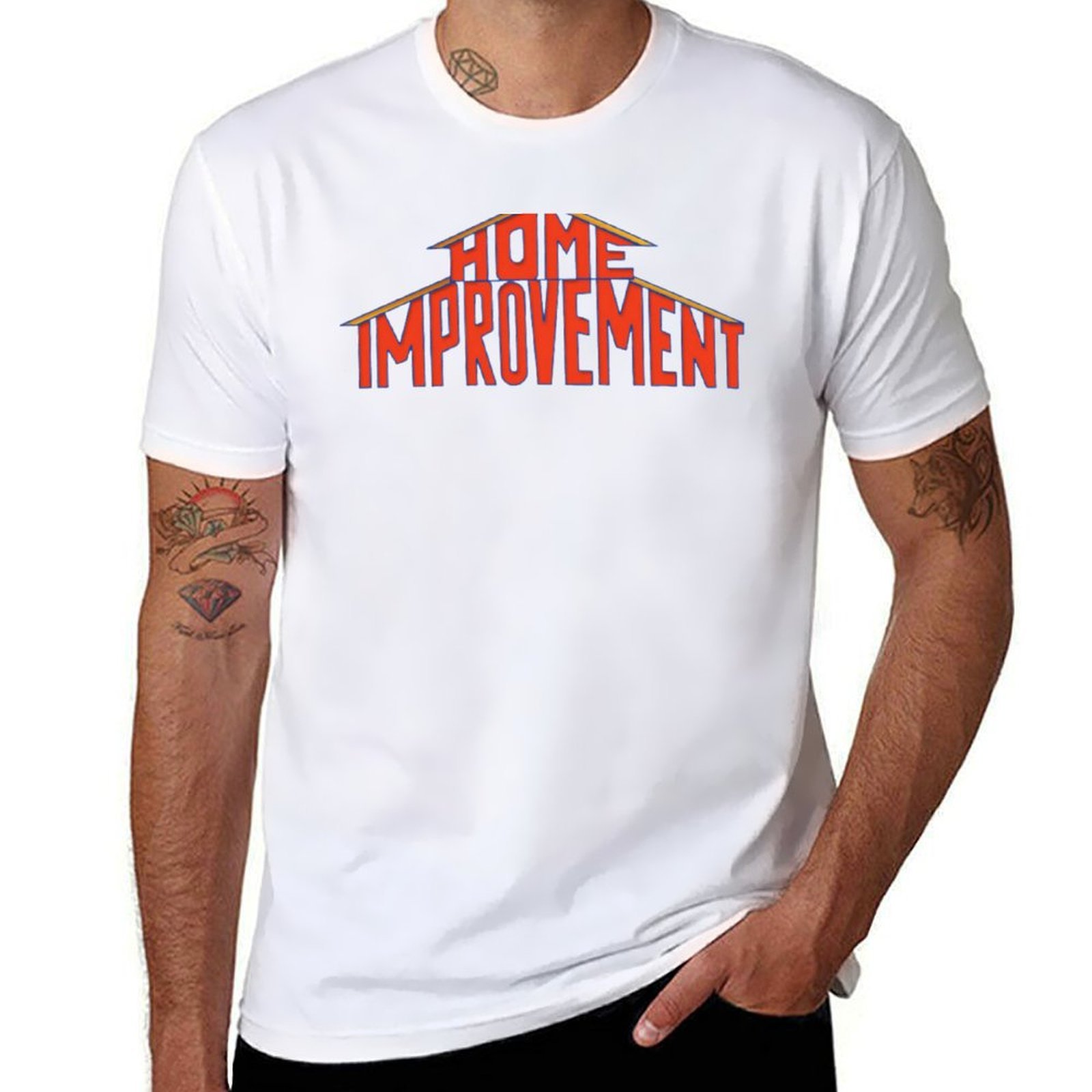 Home Improvement Logo - Camiseta con Logo de mejoras para