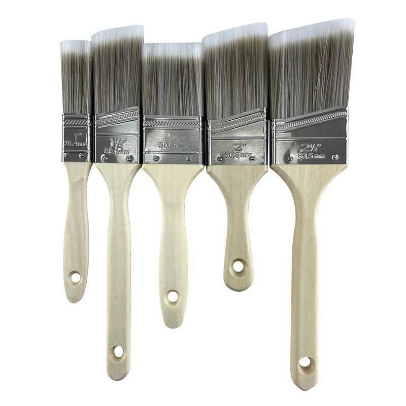 Wood Stain Brush - Juego de 5 pinceles de doble