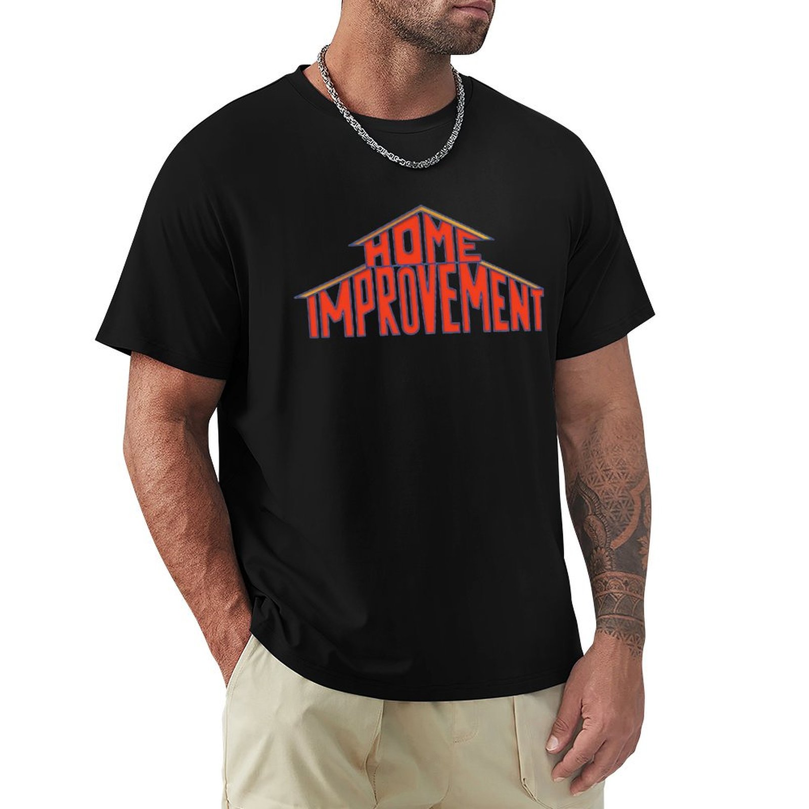 Camiseta con Logo de Home Impr - Home Improvement Logo reseña y precio