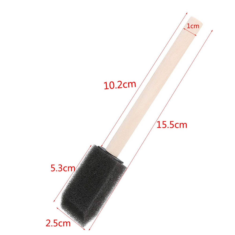 Paquete de 10 pinceles de espo - Wood Stain Brush reseña y precio
