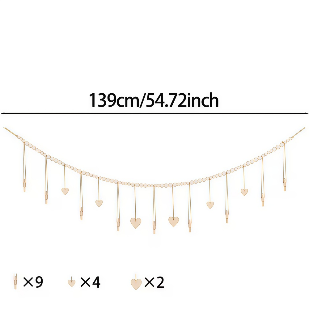 Guirnalda de cuentas con clips - Picture Hanging Strip reseña y precio