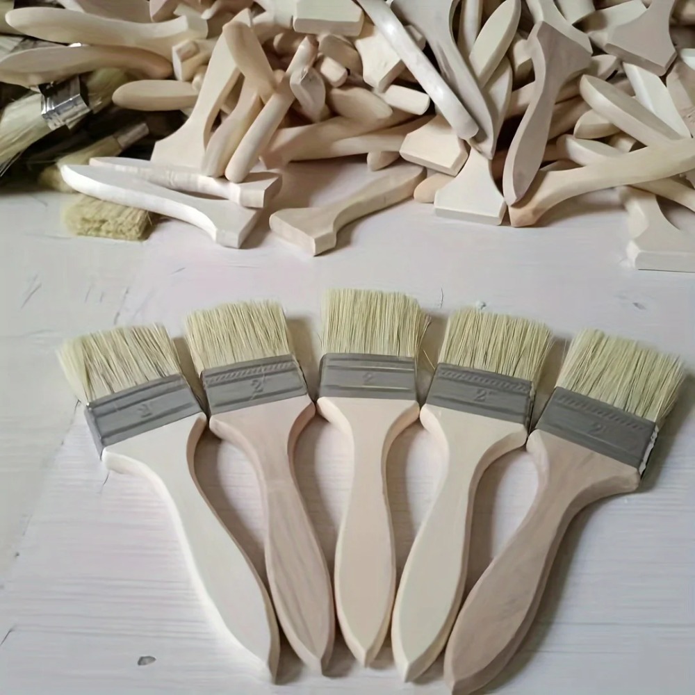 Juego de brochas de madera con - Wood Stain Brush reseña y precio