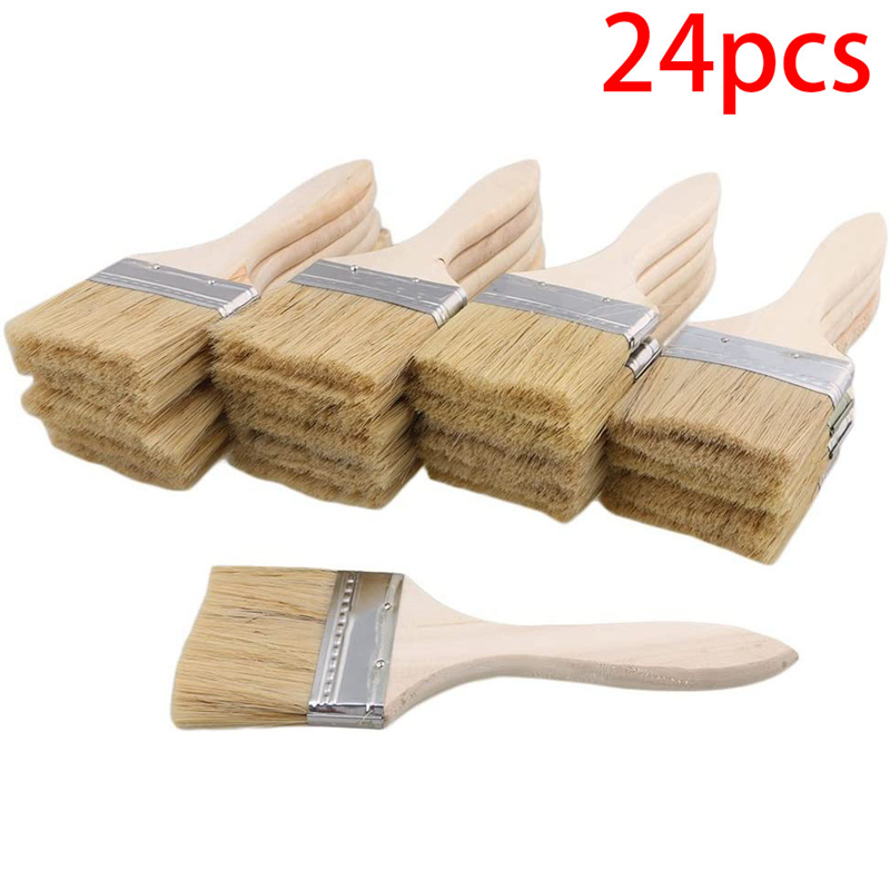 24 pinceles de pintura de 70 m - Wood Stain Brush reseña y precio