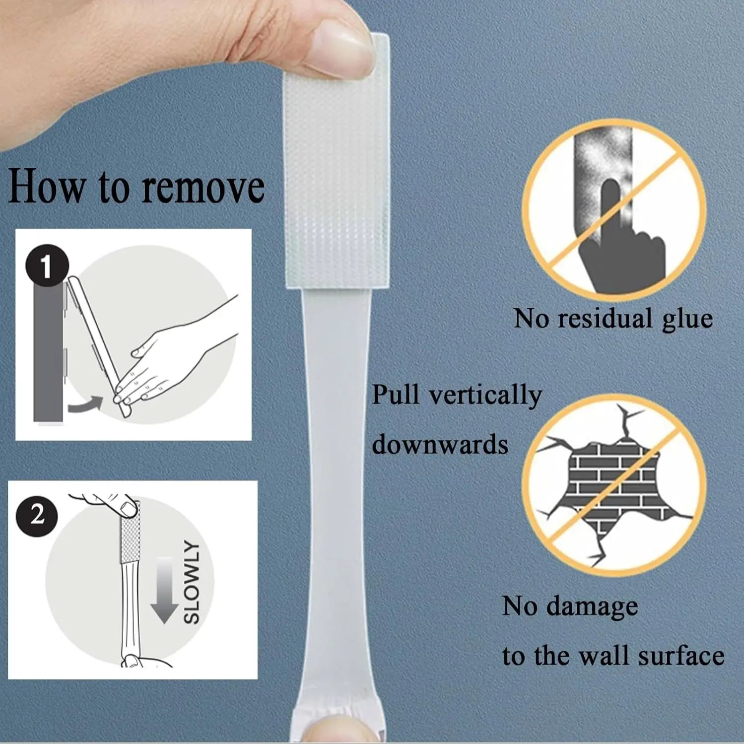 Tiras adhesivas de doble bloqu - Picture Hanging Strip reseña y precio