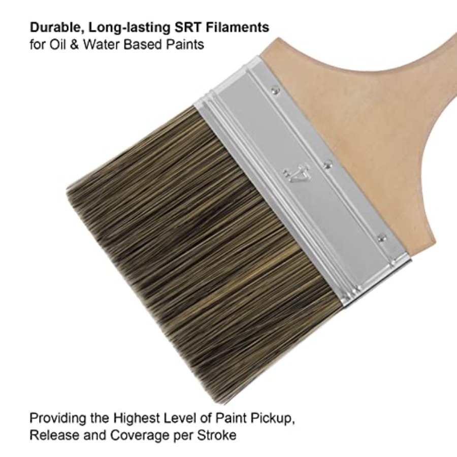 Pincel de pintura de doble gro - Wood Stain Brush reseña y precio