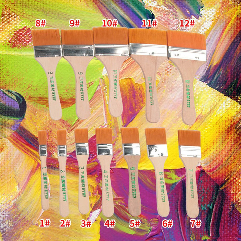 12 Uds. Pinceles de pintura de - Wood Stain Brush reseña y precio