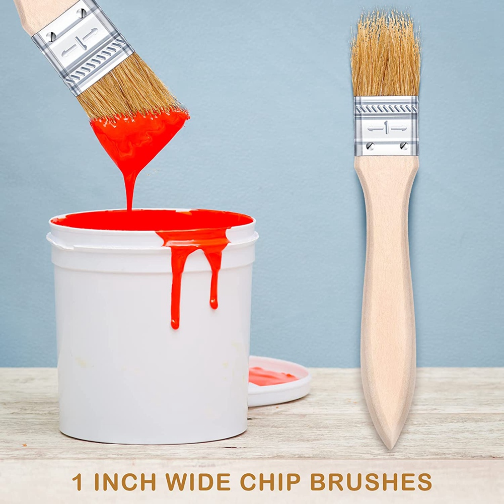ABUH-100 Piezas Pinceles de ce - Wood Stain Brush reseña y precio