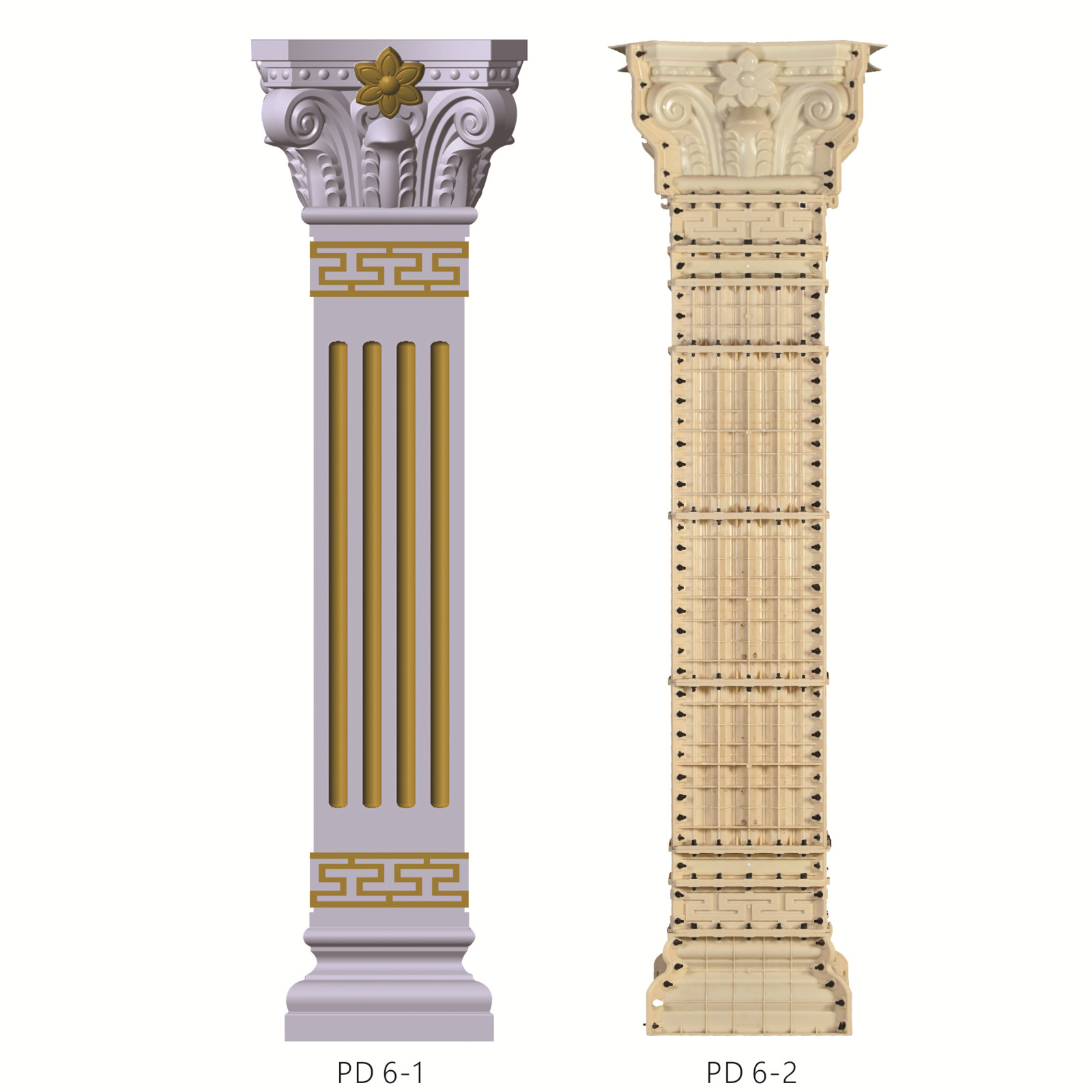Molde de pilar cuadrado de hor - Home Improvement Fence reseña y precio