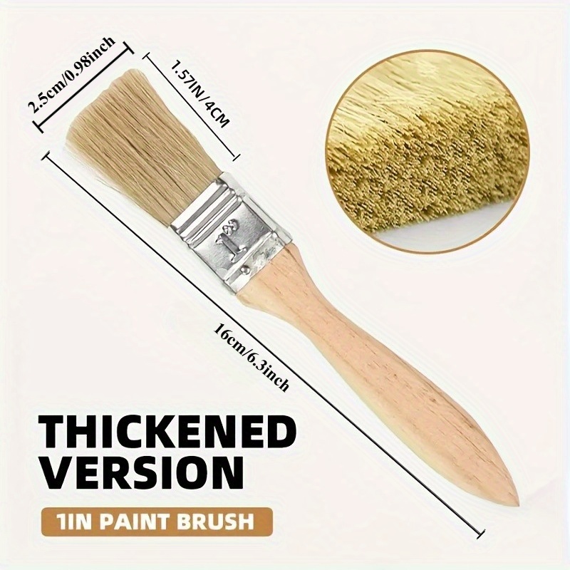 Juego de 25 pinceles de 1 pulg - Wood Stain Brush reseña y precio