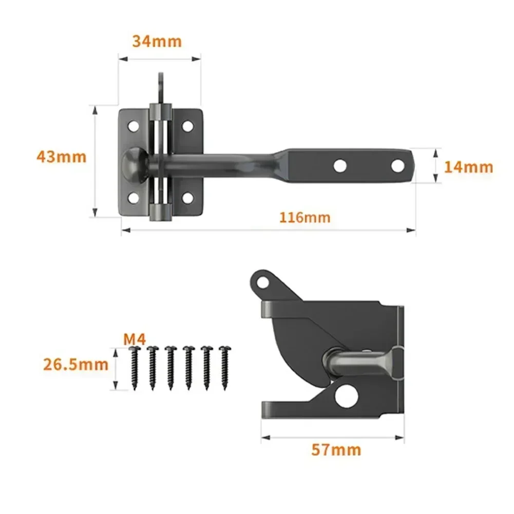 Pestillo de valla para puertas - Home Improvement Fence reseña y precio