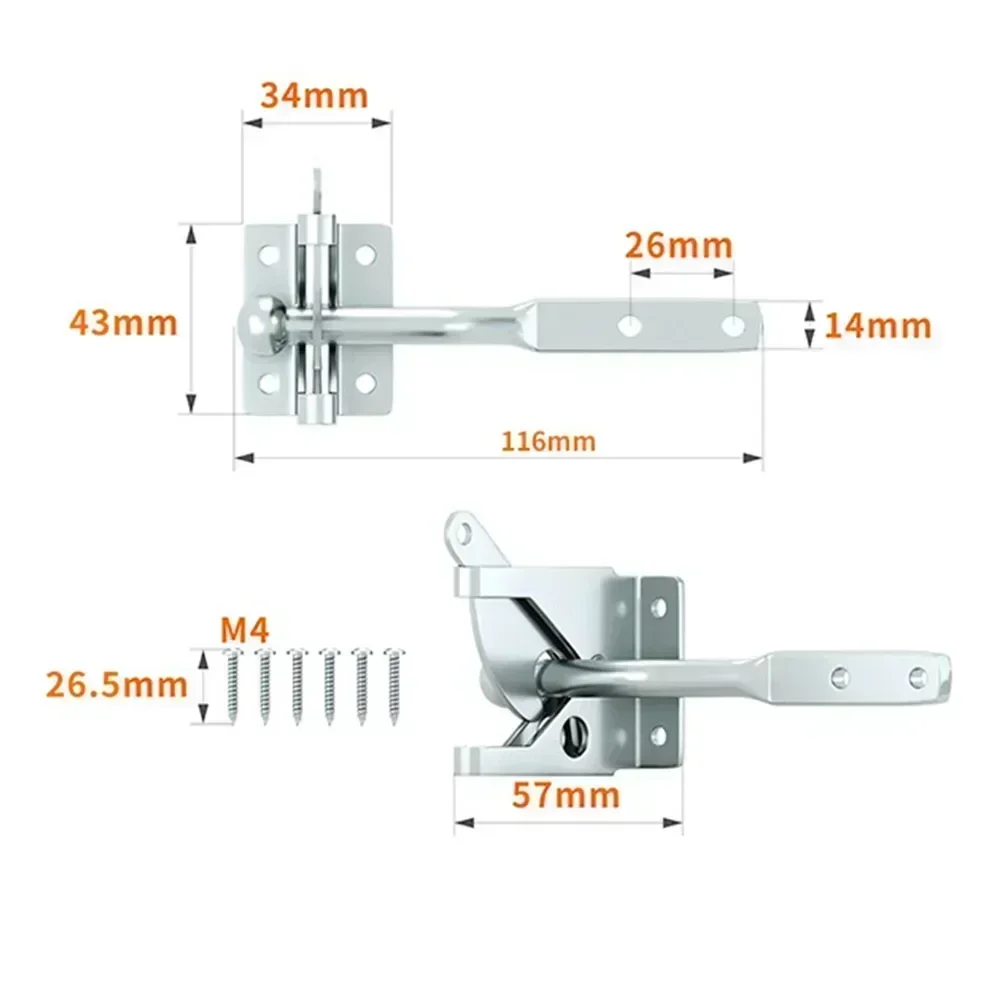 Pestillo de valla para puertas - Home Improvement Fence reseña y precio